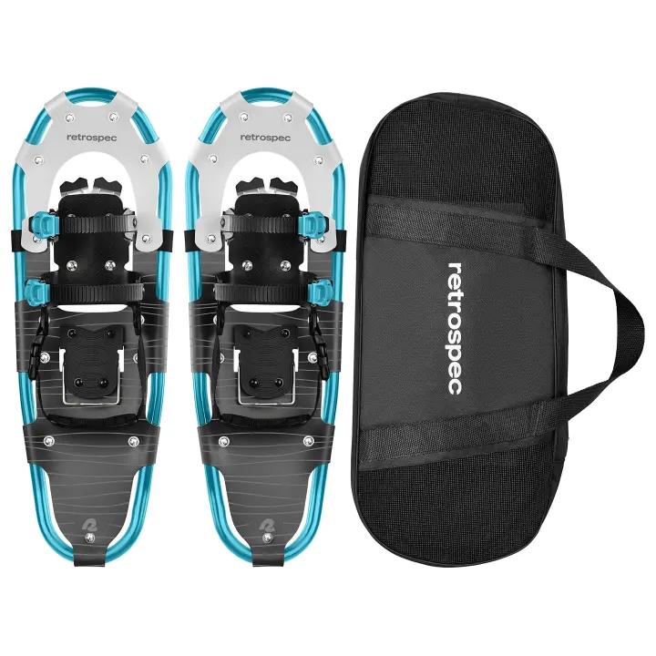 Drifter Lightweight Aluminum Snowshoes — Double‑Ratchet Bindings