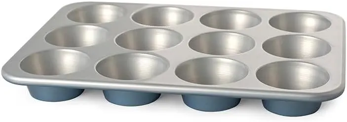 Nordic Ware Brilliant 12-Cavity Muffin Pan — Colorful Nonstick Bakeware